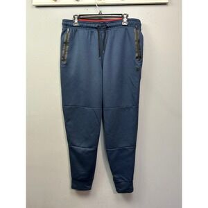 Spyder Active‎ Navy Blue Jogger Pants Men's Large Zipper Pockets Athletic Fit